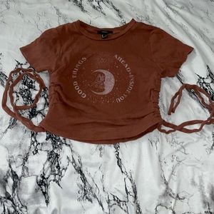 Forever 21 | Women’s Crop Top | Size: Large | Color: Brown | Only Worn Once